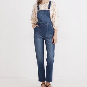 Madewell Stovepipe Overalls Cosman wash Small